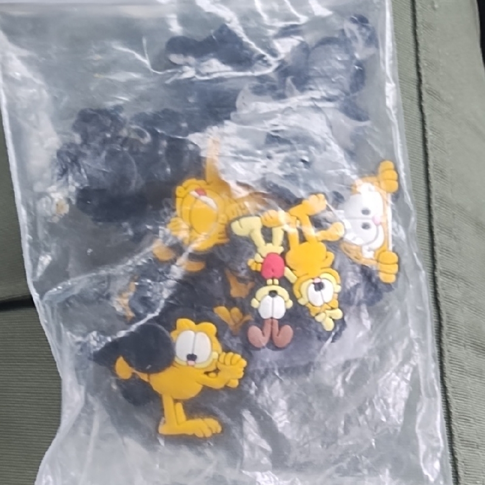 Garfield Character Shoe Charms